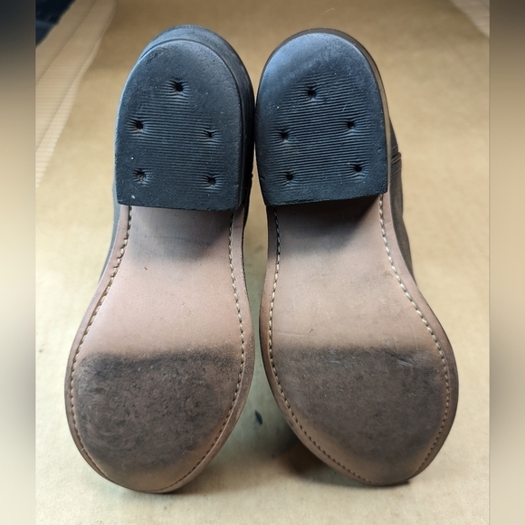 Old West Boots boys size 4.5 Distressed Corona Brown Western Boot.Calf Leathe - Picture 9 of 9